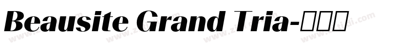 Beausite Grand Tria字体转换